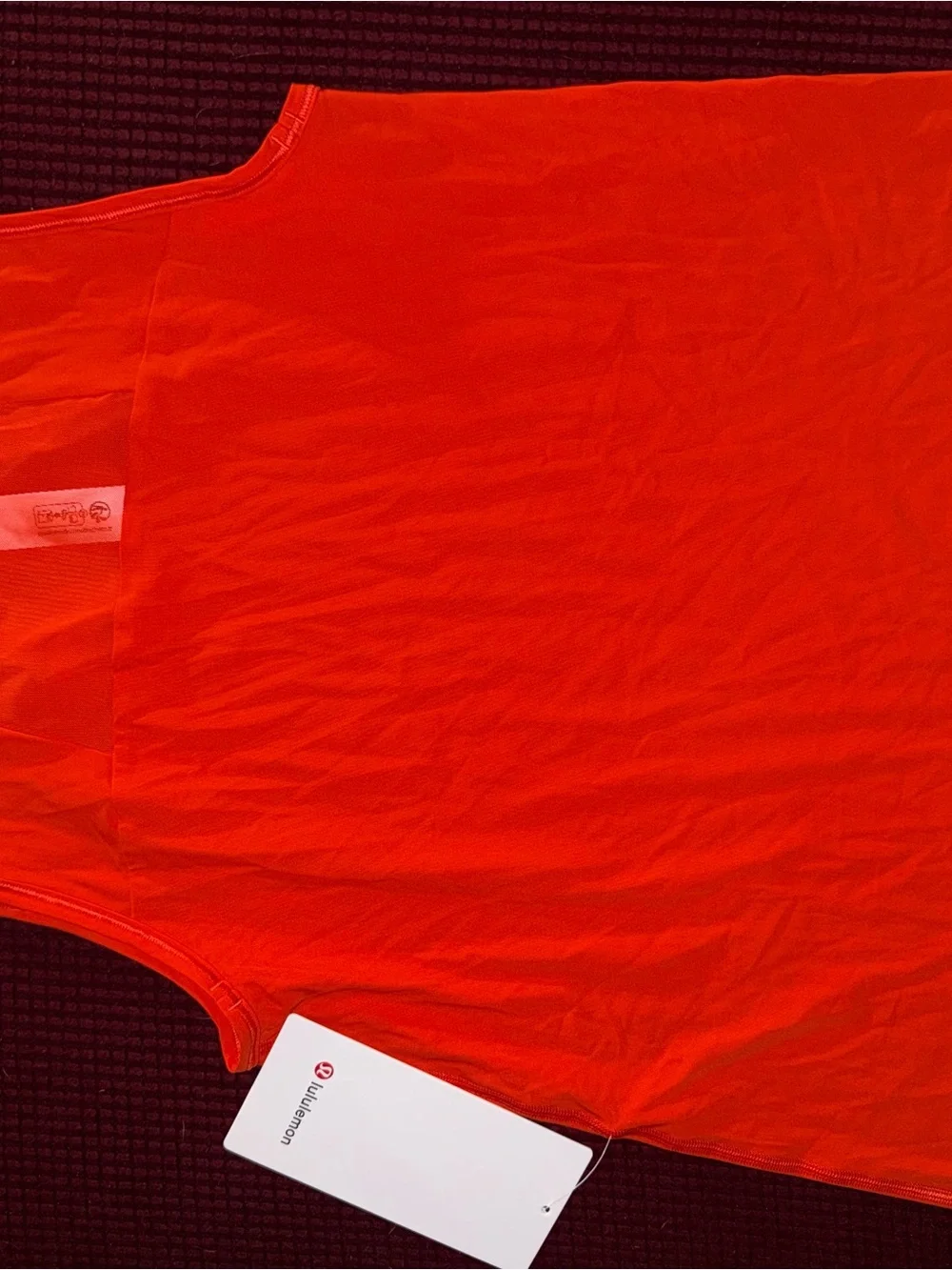 Lululemon Bright Orange tank and pants set